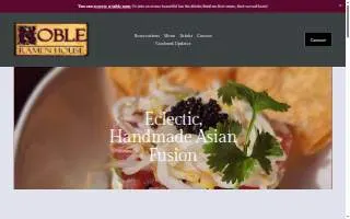 Noble Ramen House website