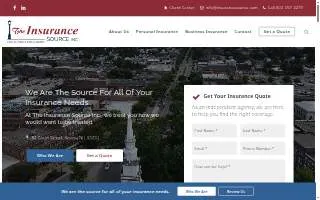 The Insurance Source, Inc. website