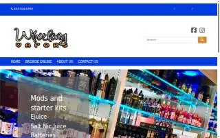 Whirling Vapors & Convenience Keene website