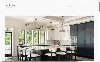 Backdrop Interior Design website
