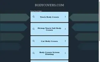 Body Covers website