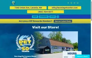 Laconia Pet Center website
