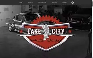 Lake City Autobody website