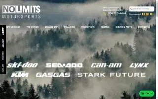 No Limits Motorsports website
