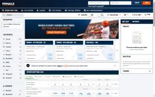 Pinnacle Sports LLC website