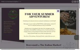 The Italian Market website