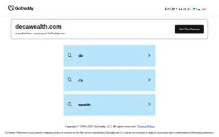 DECA Wealth Management website