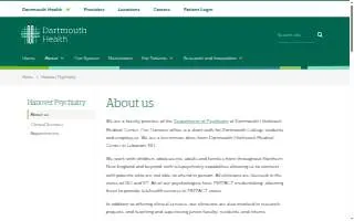Hanover Psychiatry website