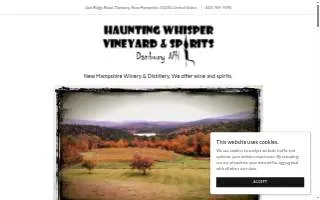 Haunting Whisper Vineyard & Spirits of Lebanon website