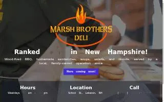 Marsh Brothers Deli website