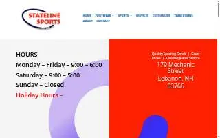 Stateline Sports website
