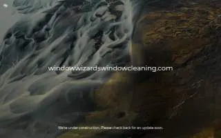 Window Wizards Window Cleaning website