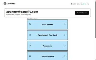 APEX Mortgage Lending LLC of Londonderry website