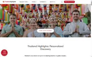 Bangkok Thai Food website