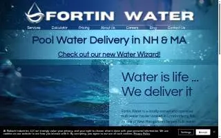 Fortin Pool Water of Londonderry website