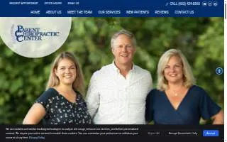 Parent Chiropractic Center website