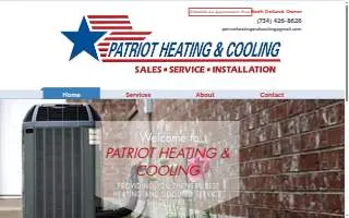 Patriot Heating & Cooling, LLC of Londonderry website