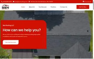 Sen Roofing LLC website
