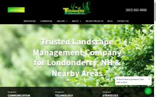 Trimmers Landscaping, Inc. website
