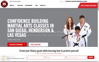 World Class Martial Arts of Londonderry website