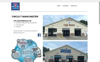 Circle T Car Wash of Manchester website