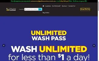 Golden Nozzle Car Wash of Manchester website