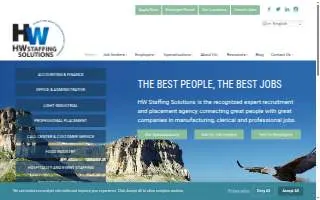 HW Staffing Solutions of Manchester website