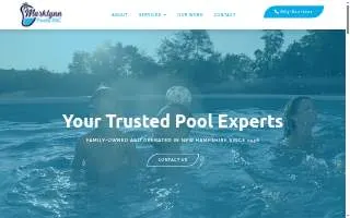 Marklynn Pools of Manchester website