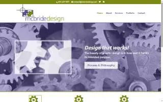 Mcbride Design of Manchester website