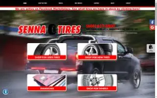 Senna Tires website