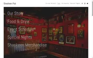 The Shaskeen Pub and Restaurant website