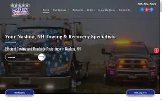 5 Star Towing LLC of Merrimack website