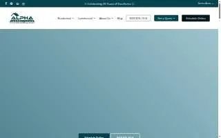 Alpha Building Inspections of Merrimack website