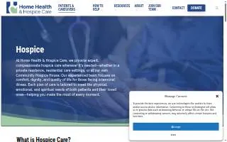Community Hospice House website