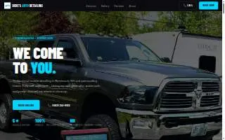 Dekes Auto Detailing website