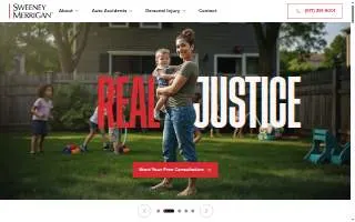 Sweeney Merrigan Personal Injury Lawyers of Merrimack website