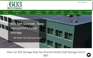 603 Storage - Milford - West website