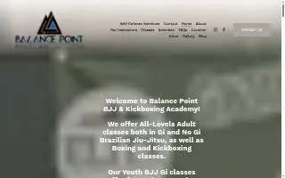 Balance Point Brazilian Jiu Jitsu website