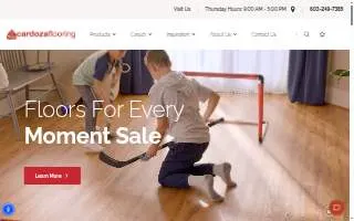 Cardoza Flooring website