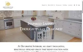 Decorative Interiors of Milford website