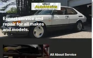 Milford AutoWorks website