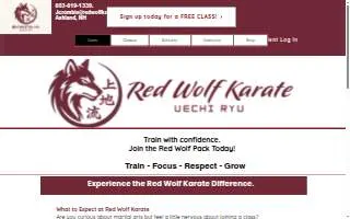 Red Wolf Karate of Milford website