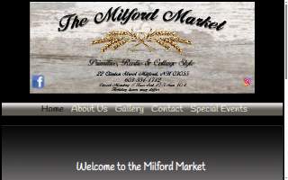 The Milford Market Antiques website