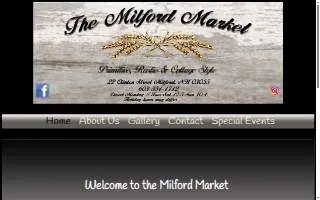 The Milford Market Antiques website