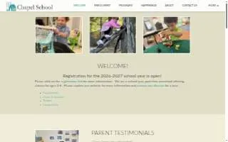 Chapel School website