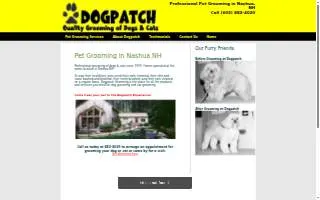 Dogpatch Grooming website