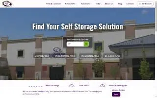 EZ Mini Storage website