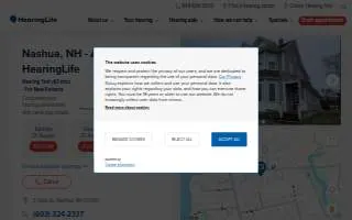 HearingLife of Nashua NH website