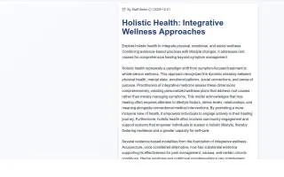 NH Health & Wellness of Nashua website