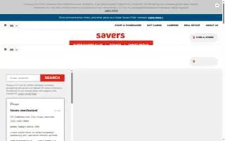 Savers Community Donation Center of Nashua website